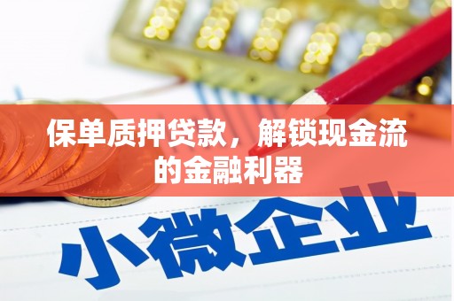 辽源保单质押贷款，解锁现金流的金融利器