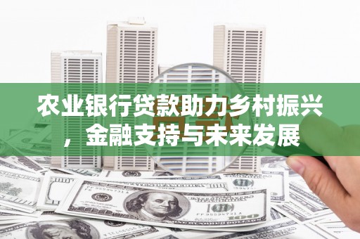 从化农业银行贷款助力乡村振兴，金融支持与未来发展