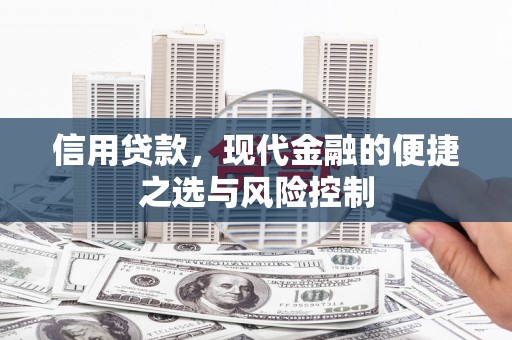 凉山信用贷款，现代金融的便捷之选与风险控制