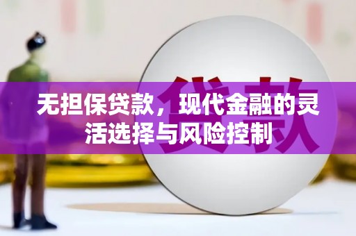 盐津无担保贷款，现代金融的灵活选择与风险控制