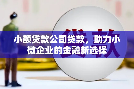 阳曲小额贷款公司贷款，助力小微企业的金融新选择