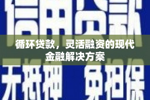 陆良循环贷款，灵活融资的现代金融解决方案