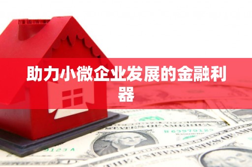 江北助力小微企业发展的金融利器