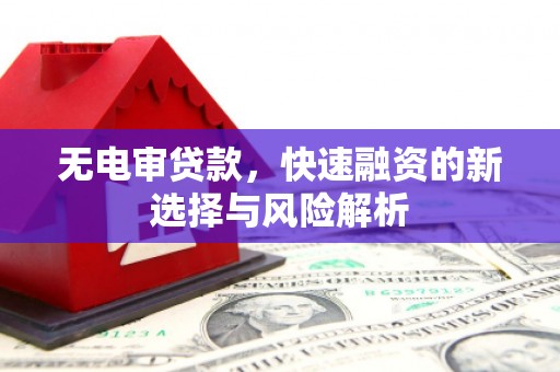 肥乡无电审贷款，快速融资的新选择与风险解析