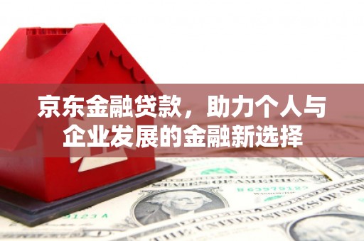 缙云京东金融贷款，助力个人与企业发展的金融新选择