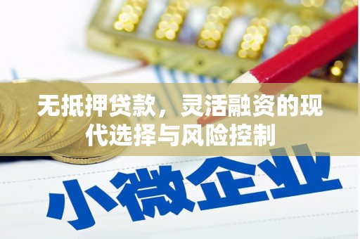 西乌旗无抵押贷款，灵活融资的现代选择与风险控制