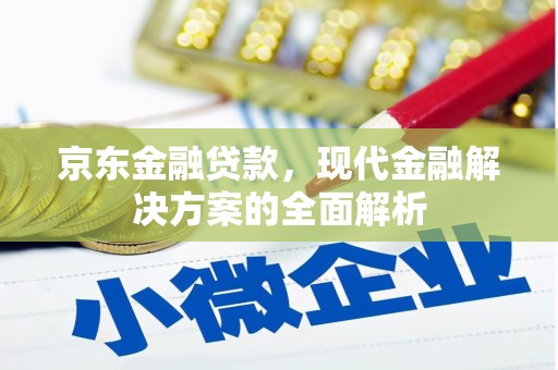 淄博京东金融贷款，现代金融解决方案的全面解析
