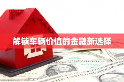 开福解锁车辆价值的金融新选择